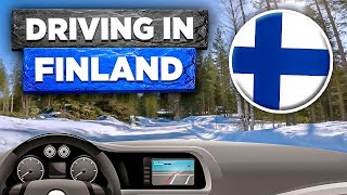 Intense POV Driving Experience in Finnish Winter