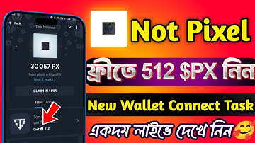 Not Pixel Free 512 $PX😍 | Not Pixel Wallet Connect Task | Not Pixel Important Update