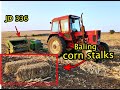 ПРЕСС JD 336  BALING CORN STALKS!!