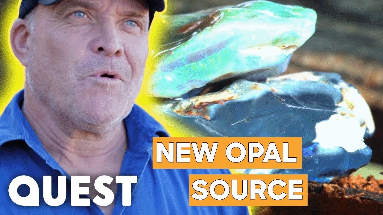 Incredible Luck as Miners Find Rare Potch on the First Hole | Outback Opal Hunters