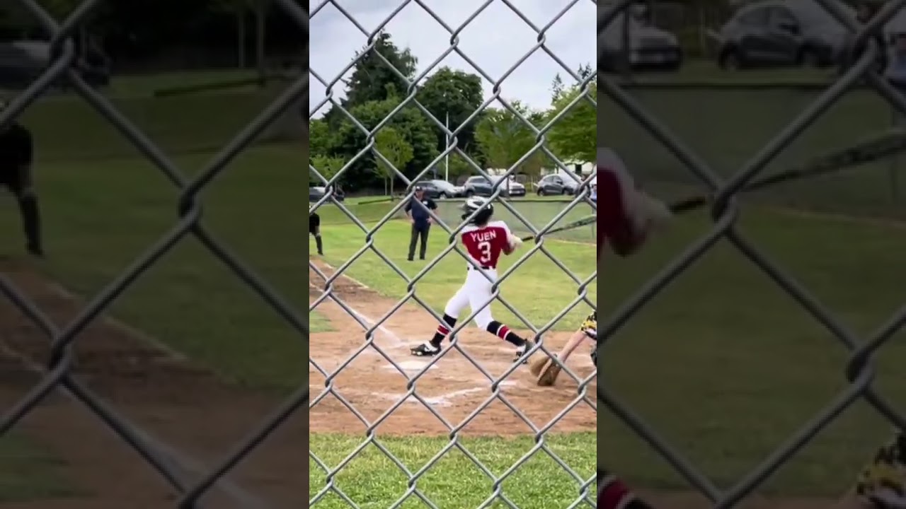 Dinger to left baseball baseballhighlights YouTube