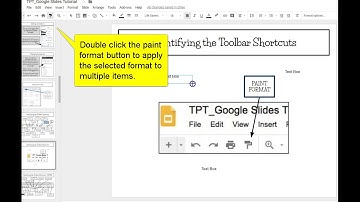 Copying formatting to multiple items in Google Slides
