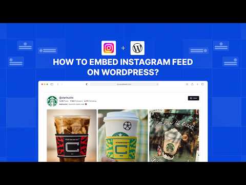 How to embed Instagram feed on WordPress?