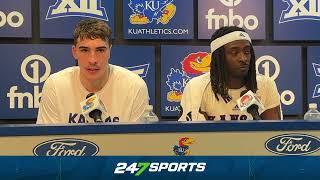 Kohl Rosario, Jamari McDowell break down KU's win over Davidson