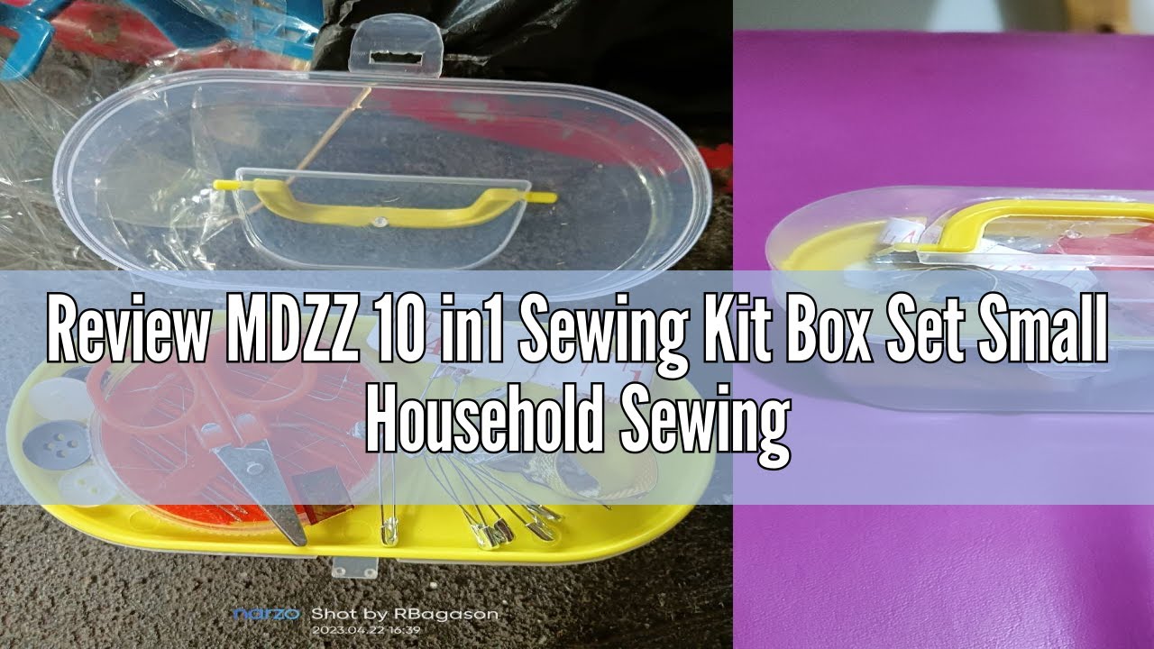 Review MDZZ 10 in1 Sewing Kit Box Set Small Household Sewing Tools ...