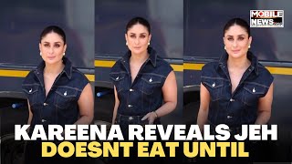 Kareena reveals Jeh doesnt eat until he hears Naatu Naatu Mobile News 24x7 English