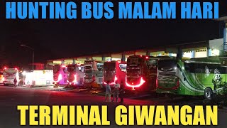 Hunting Bus Malam Hari Di Terminal Giwangan Yogyakarta