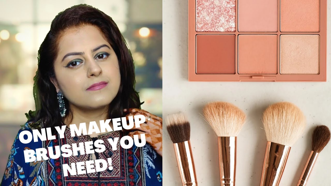 Makeup brushes guide for beginners! THE ONLY 6 brushes you need!