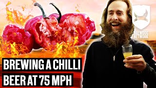 Making Beer with the HOTTEST Chilli in The World at 75mph on a Train | Brew Dogs