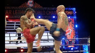 World Lethwei (Burmese Bareknuckle Boxing) Championship Fight I Victor Hugo Nunes