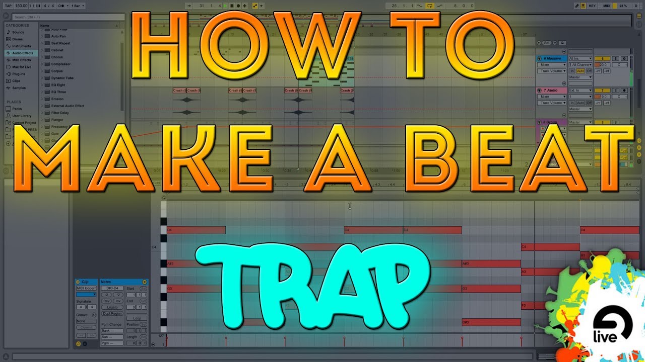 How to Make a Trap/Hip Hop Beat in Ableton live 9 [2017] - YouTube