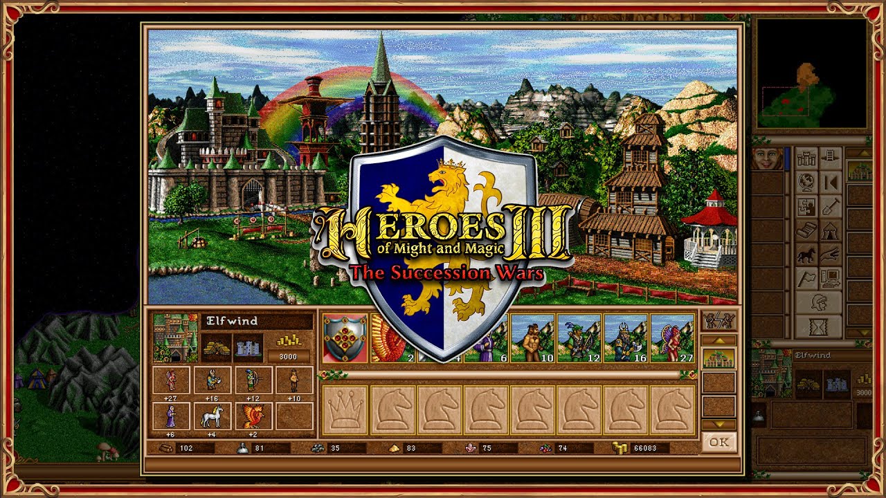 Sorceress gameplay - Heroes 3 The Succession Wars mod