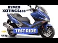 Kymco XCITING S400 (2020) -  Test Ride - VLOG180 [4K]