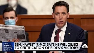 Sen. Josh Hawley says he'll object to certification of Joe Biden's victory Wealth