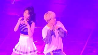 160806 JYP NATION Mark,JR,Nichkun,Tzuyu,Nayeon,Chaeyoung - Like OOH AHH MARK focus