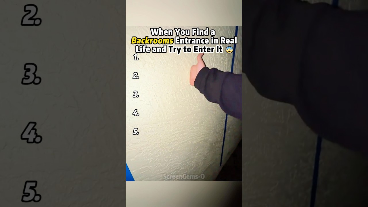 When You Find a Backrooms Entrance in Real Life and Try to Enter It 😨#reallife#Backrooms#Entrance bekijken op YouTube When You Find a Backrooms Entrance in Real Life and Try to Enter It 😨#reallife#Backrooms#Entrance bekijken op YouTube