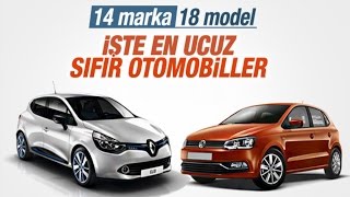 En Ucuz 16 Sıfır Araba