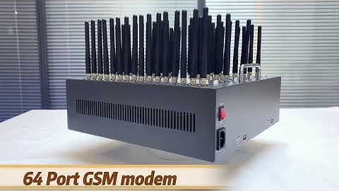 64 ports 2G 3G 4G GSM modem with sms caster for bulk sms send