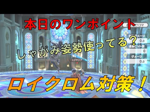 [スマブラ SP]ロイクロムにはしゃがみ姿勢！毎日アイク研究会！！みんなで強くなろう！！1日1個のワンポイント共有
