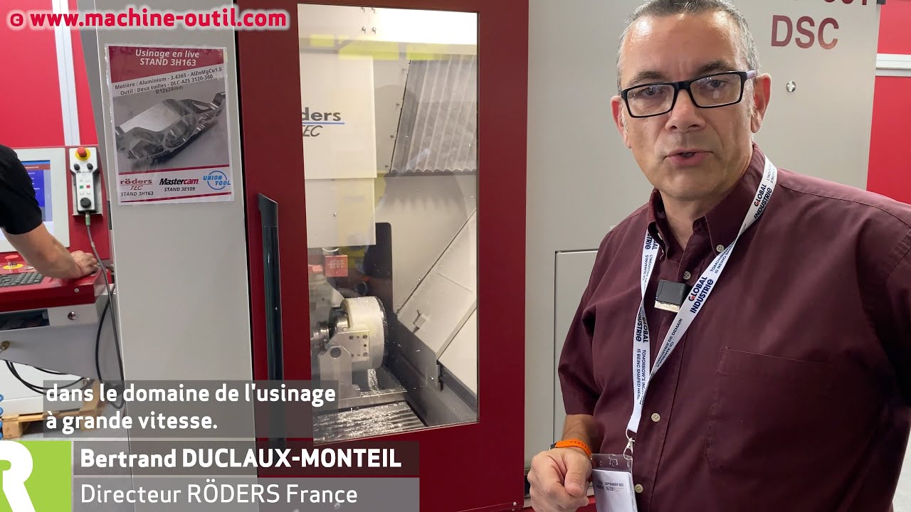 Le centre d'usinage grande vitesse 5axes Röders RXP 501 DSC