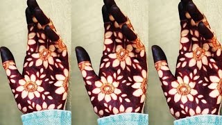New Bridal Bhrwa Mehndi Design For Front Hand|Latest 3D Pattern Mehndi Design| Full Hand Mehndi2021