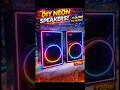 DIY Neon DJ Speakers 🔥 Sound Reactive Lights + 100W Power 🤯 #Shorts