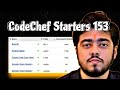 CODECHEF STARTERS 153