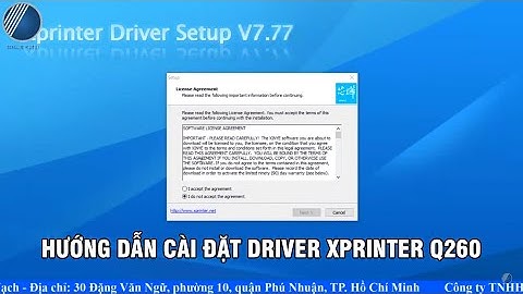 Driver máy in hóa đơn siêu thị cybertech pd-t160