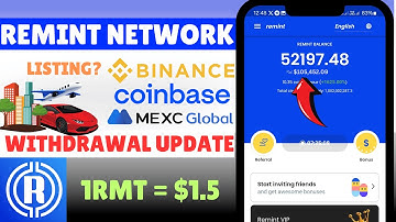REMINT Network Withdraw Update, REMINT Network Price Predication & Lunch Date.