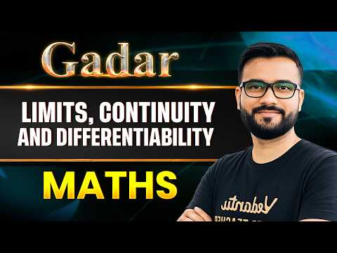 🔥JEE Main 2026 : Limits, Continuity and Differentiability - Most Repeated TOPIC + PYQs | GADAR 2026
