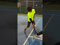 How to hit a half volley