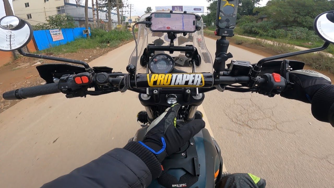 💥 "Scram 440 Gets Tougher! Best Aftermarket Handlebar for Off-Road Adventures"
