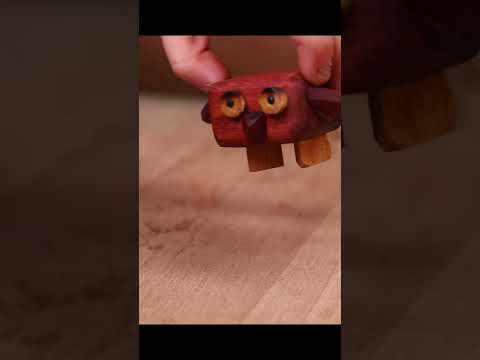 Ahşap baykuş yaptık #woodworking #diy #wood