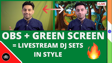 HOW TO ADD A BACKGROUND VIDEO FOR LIVE STREAMING DJ SETS | GREEN SCREEN + OBS TUTORIAL FT.DJ JASMEET