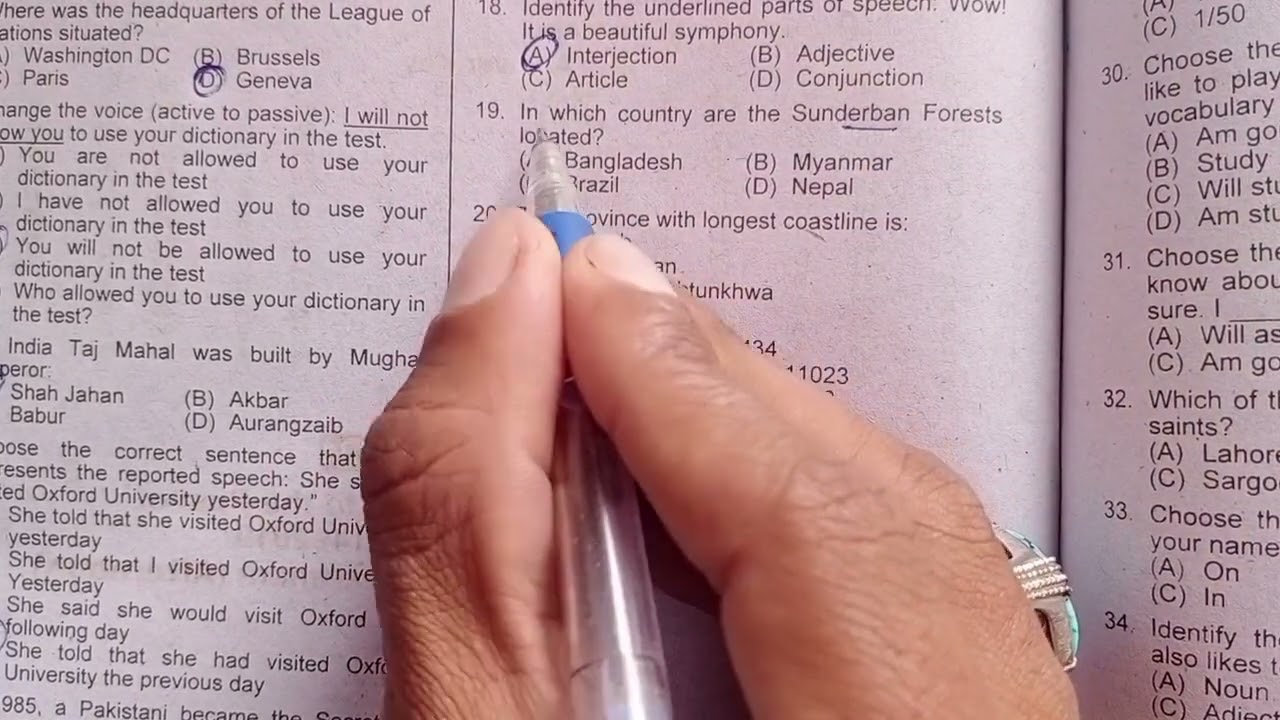 ESE (GENERAL) BS 14 Past Paper 2019 in Labour & Human Resource Department Afternoon