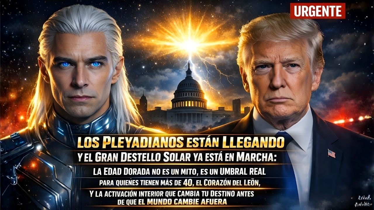 🚨PLEYADIANOS LLEGAN: GRAN DESTELLO SOLAR☀️ y EDAD DORADA para+40 | CORAZÓN LEÓN | ACTIVACIÓN YA