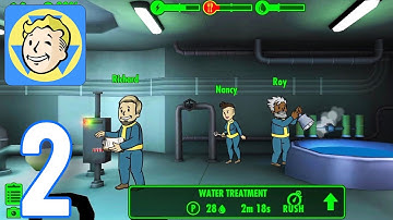 Fallout Shelter - Gameplay Walkthrough Part 2 - 18 Dwellers (ios,Android)