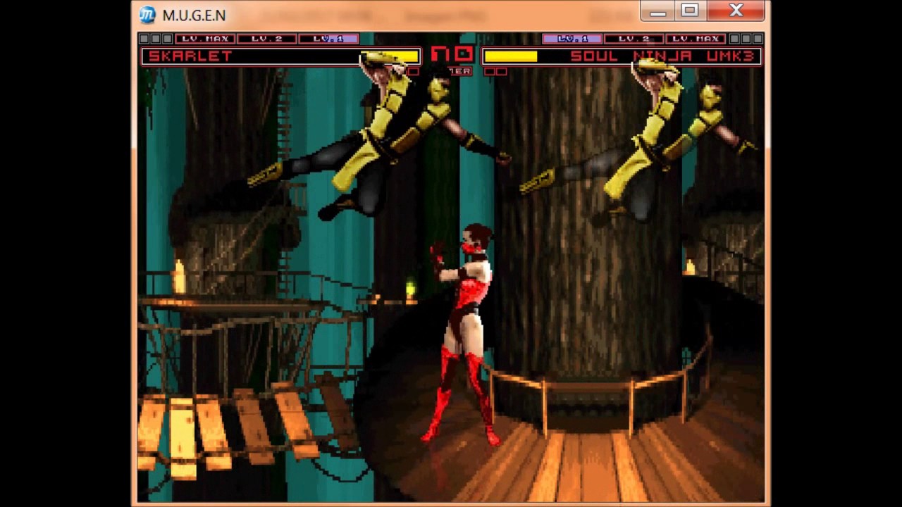 Mugen All Stars Legends Episode 119 Skarlet (me) VS UMK3 Scorpion