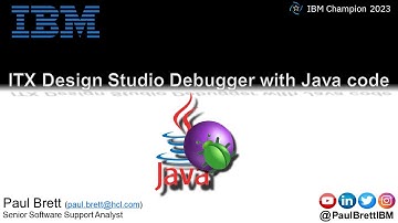 ITX Design Studio Debugger with Java code