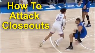 How To Attack Closeouts (Become A More Efficient Scorer)