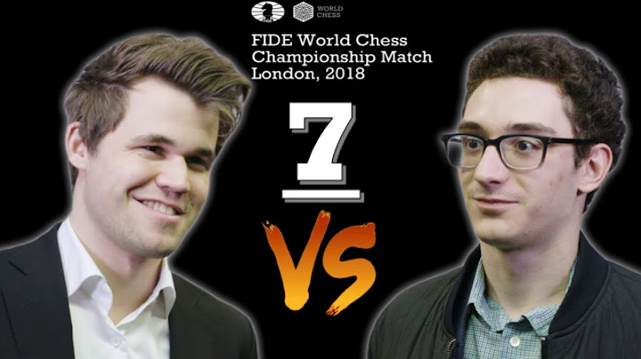 Campeonato del Mundo de Ajedrez 2018 | Carlsen vs Caruana | partida 7