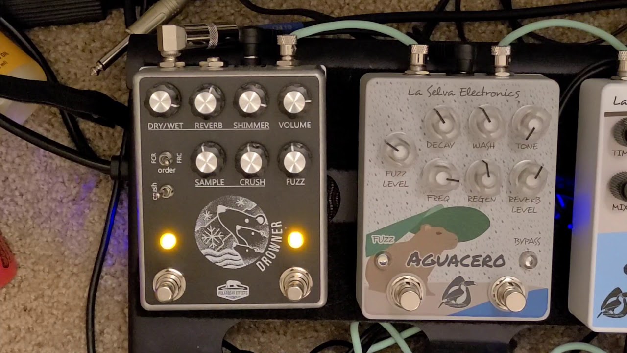 Guitar Pedal X - News - Polarbear Effects' Drowner Fuzz/Crush