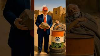 😂🌞 Solar Car Trouble in the Desert! | Hilarious Desert Skit |Donald trump's & Modi #shortsfeed #fyp
