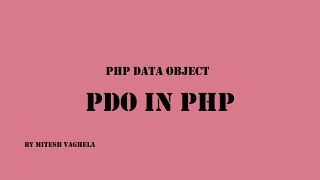 Add dynamic data in database with pdo php part 4