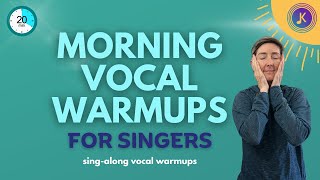 Morning Vocal Warmups for Singers | Warm Up My Voice In The Morning | 20 minute vocal warmup