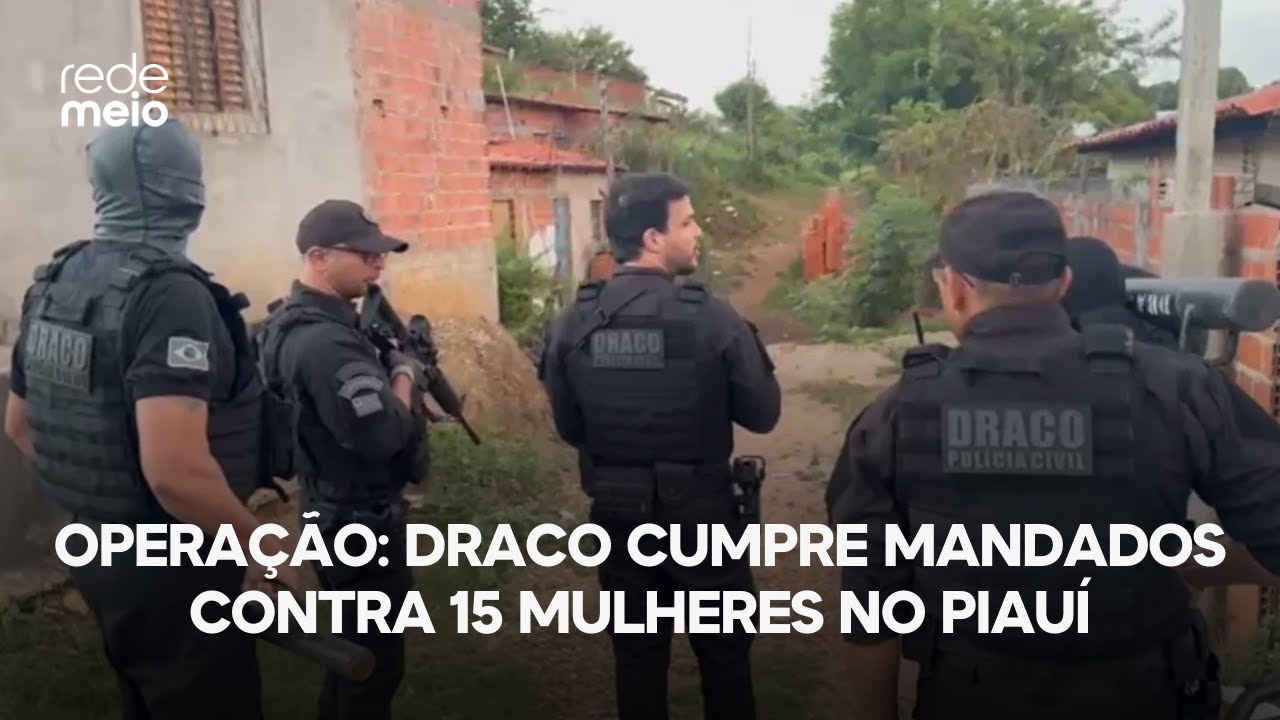 Operação Faixa Rosa: Draco cumpre mandados contra 15 mulheres no Piauí