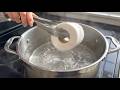 Look What She Did By Throwing Toilet Paper Into Boiling Water!