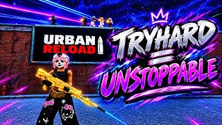 WHEN A TRYHARD PLAYS URBAN RELOAD!!😈 NEXT BLOCKSPIN👀