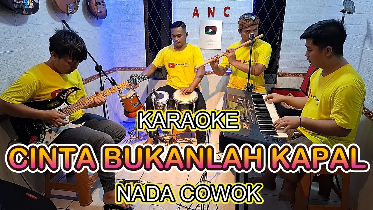 CINTA BUKANLAH KAPAL KARAOKE NADA COWOK IIS DAHLIA