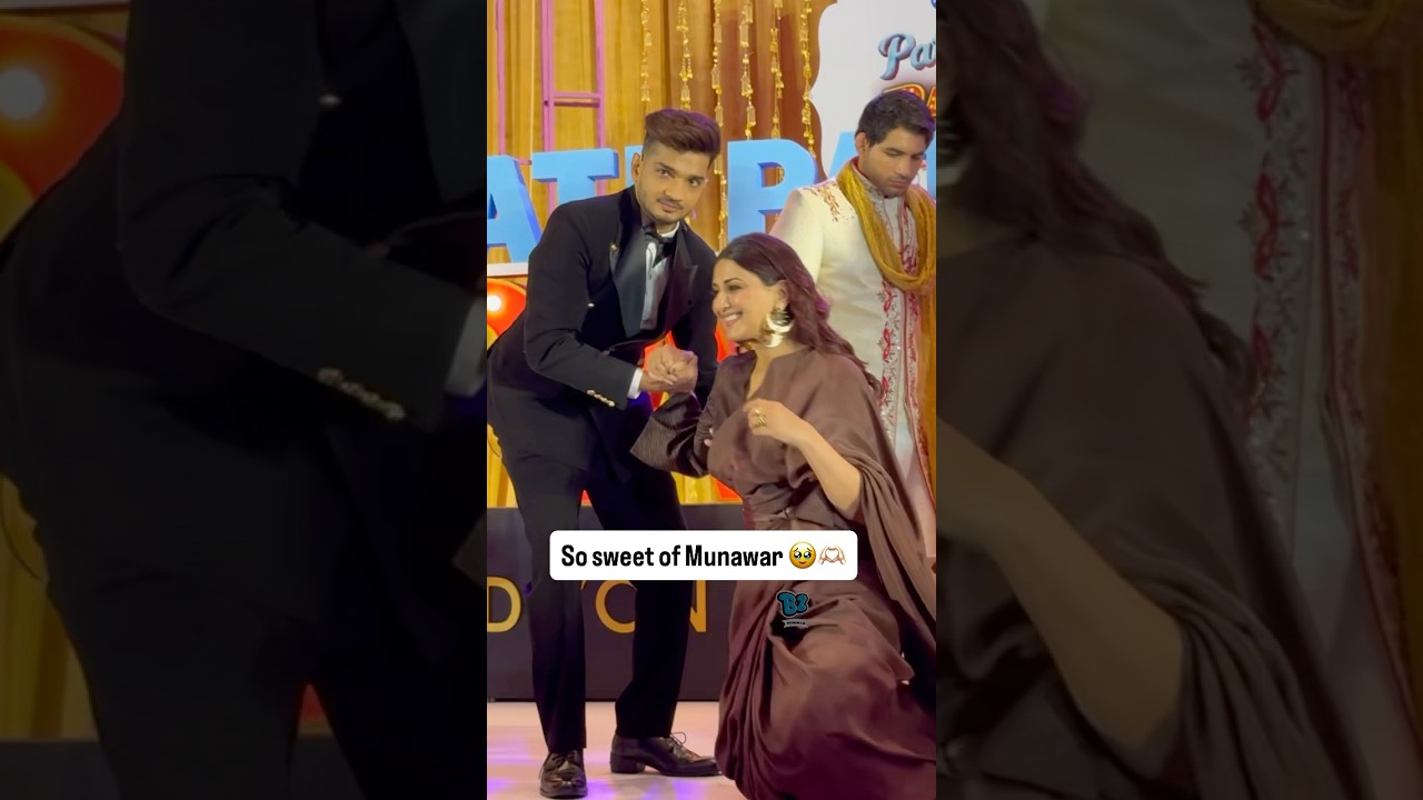 Munawar helping hands for Sonali Bendre shows how caring person he is 🫠🫶🏻! 